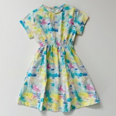 디앙 여아용 통기성 비주 원피스