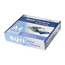 CopierLand 護樂美 鋼質熱裝訂封面 27mm 40p, 藍色, 1個, A4