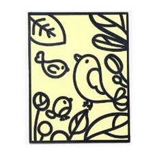 minhwashop 動物角色燙金藝術貼紙, 森林鳥, 20個