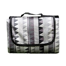 北歐風可折疊防水野餐墊, 灰色