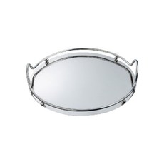 Dizicon創意鏡面不鏽鋼托盤, 銀