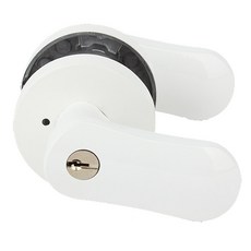 RIVER-GREEN 鑰匙門浴室辦公室旋鈕白色, 1個