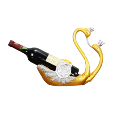 創意歐式風格擺飾裝飾酒架 29*14*26cm, 黃金, 1個