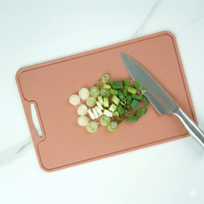 소노리떼 국산 실리콘 다양한 색상 도마, 피치베이지, 1개