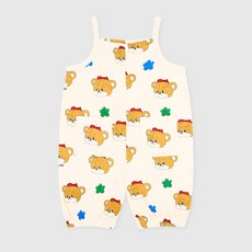 Milk Baby 幼兒星之國泰迪熊帽棉質吊帶褲