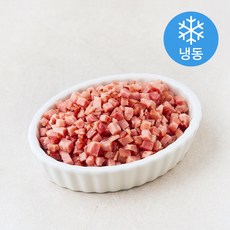 웰쿠스 담백한 베이컨 다이스 (냉동), 250g, 1개