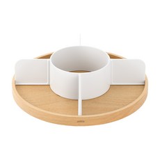 Umbra Bellwood 轉盤式置物架, 雲朵白, 1個