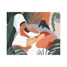 Play about 每日早間咖啡 DIY 傑作畫 40 x 50cm套組, 混色