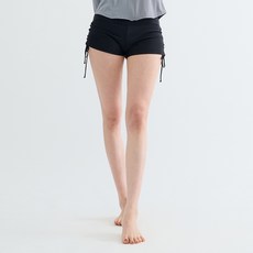 Elsso 女款簡約高腰抽繩比基尼泳褲