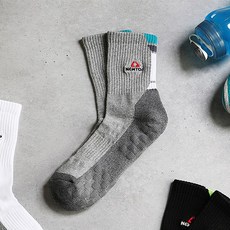 NEWTOP 男款止滑運動足球襪, 灰色的