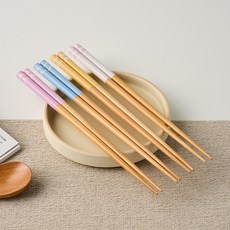 모던하우스 슈가타르트 우드 젓가락 세트, 혼합색상, 젓가락 4p, 1개