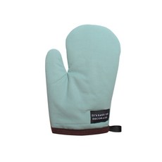 柔軟粉彩烤箱手套, 藍色, 1個