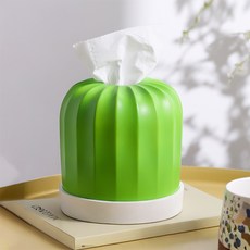 Mirnoa 仙人掌造型室內裝飾面紙盒 MMM3456, 白色, 1個