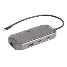 nexi 多功能擴充座 USB集線器 C型 7埠 USB3.1 NX-U31M7-RGB, 深灰色, 1個