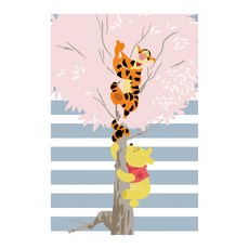 I LOVE PAINTING DIY繪畫組 小熊維尼系列款 20*30cm, 頑皮的跳跳虎和維尼