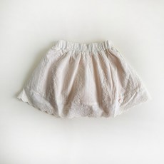 Mom's Made 女童蕾絲刺繡短裙