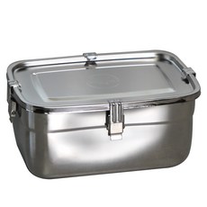 Livingglory 不鏽鋼密封長方形便當盒 1.7L, 1入, 單品