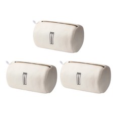 小麥購物 厚款洗衣袋 筒形 G155 20 x 30cm 38g, 米色, 3個