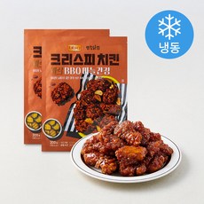 랭킹닭컴 BBQ 크리스피 치킨 마늘간장 (냉동), 300g, 2개