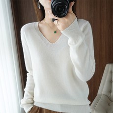 LUNA GIRL 女款Fiona長袖V領針織衫 L24FKN081603