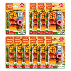 Color Pencil 造型橡皮擦, 09 麵包款, 10個