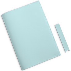 소이믹스 러브썸 가죽 북커버 + 북마크 세트 베이직 M, 민트, 1세트