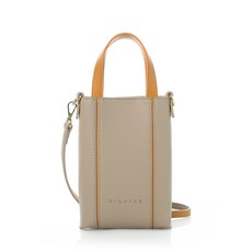 mclanee 543 TENA 手提斜背兩用手機收納包, 米色