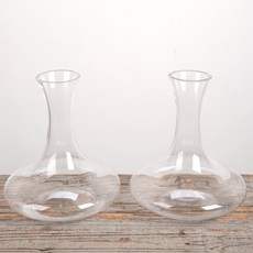 紅酒醒酒器與玻璃花瓶 2入, 單色