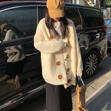 더그랑 임산부 버클 아우터 스웨터