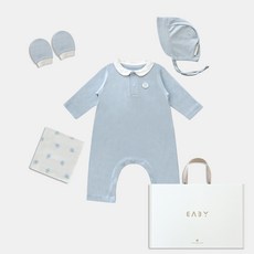 BABY&I 嬰幼兒長版連身衣4件組 彌月禮盒