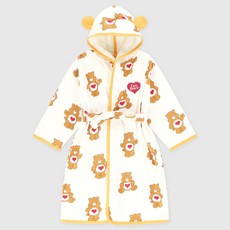 Care Bears 兒童款 Tenderheart Bear 附耳連帽沙灘袍
