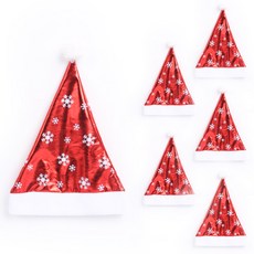 PARTYHAE 可愛紅色聖誕帽, 套組, 6個