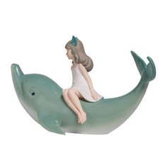 Franconde感性美人魚托盤海豚 2, 混色