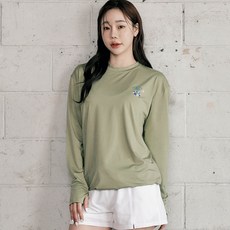 튜브트리 여성용 핏조절 래쉬가드 스트링 롱슬리브 B9204