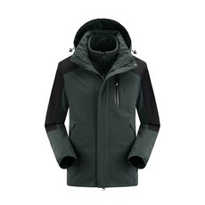 AOULS 아울스 남성용 베이직 웜 플리스 레이어드 포켓 아웃도어 점퍼 #928868