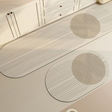 메오 키친 주방 싱크대 욕실 방수 발매트 2종 세트, 스타일 9, 1세트