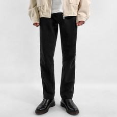 男士修身直筒後鬆緊帶九分西裝褲 P3103