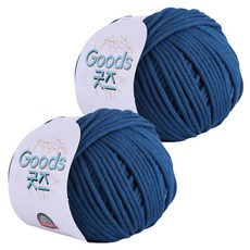 Goods編織毛線, 09鈷藍, 2捆