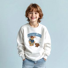 nykids 泰迪島嶼寬鬆版大學T T169