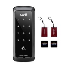 Link 터치식 2WAY 카드 번호 샷시용 도어락, LS300