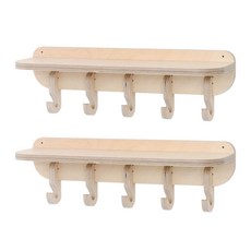 Happytool 易粘貼擱板壁掛式 5 件 405 2p, 淺褐色的, 一層