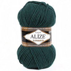 alize Lanagold系列編織毛線, 426 藍綠色