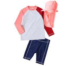 Versoa兒童款水上防曬衣帽子 3件組