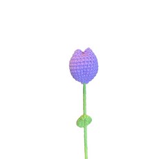 薄荷鬱金香人造花, 紫色, 1個