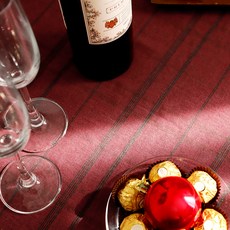 천팜 캐롤 가랜드 코튼 패브릭 원단 1301, 레드, 1개