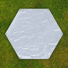 Swiss Mountain Hexadome六角地墊, 銀灰色 + 深灰色