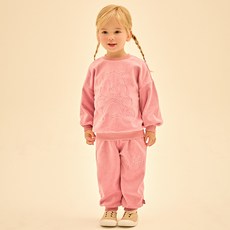 Care Bears 兒童用 New Good Luck & Cheer Bear 絲絨上下套裝