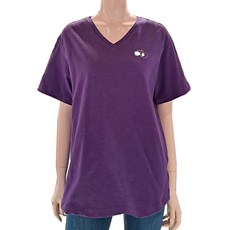 SOUP 女性透氣V領迷你刺繡短袖T恤 SY5ST81