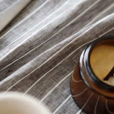 Cheonpam 亞麻 Soma 1566, 木紋條紋, 1個