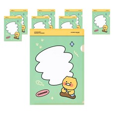 Kakao Friends 春植 L型文件夾, 8個, 綠色